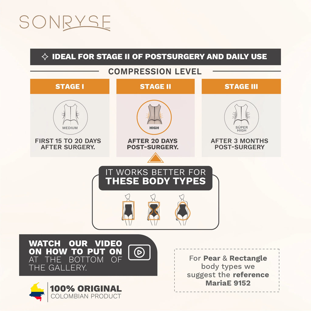 Post Surgery BBL Faja - Elegance in Recovery SON-103 | Stage 2 | Sonryse