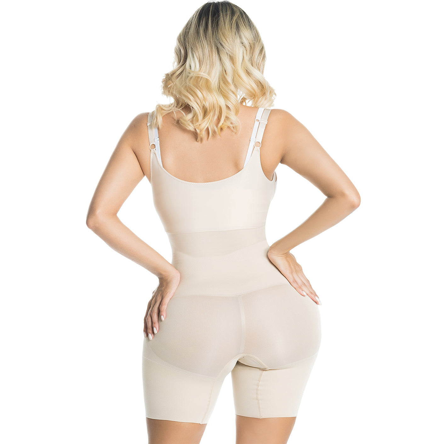 Tummy Control Open Bust Shapewear For Women Seamless Pull Up High Back Bodysuit | Sonryse