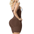 Tummy Control Open Bust Shapewear For Women Seamless Pull Up High Back Bodysuit | Sonryse