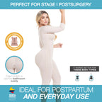 Post Surgery Stage 1 BBL Compression Garment Colombian Girdles Sonryse M104BF