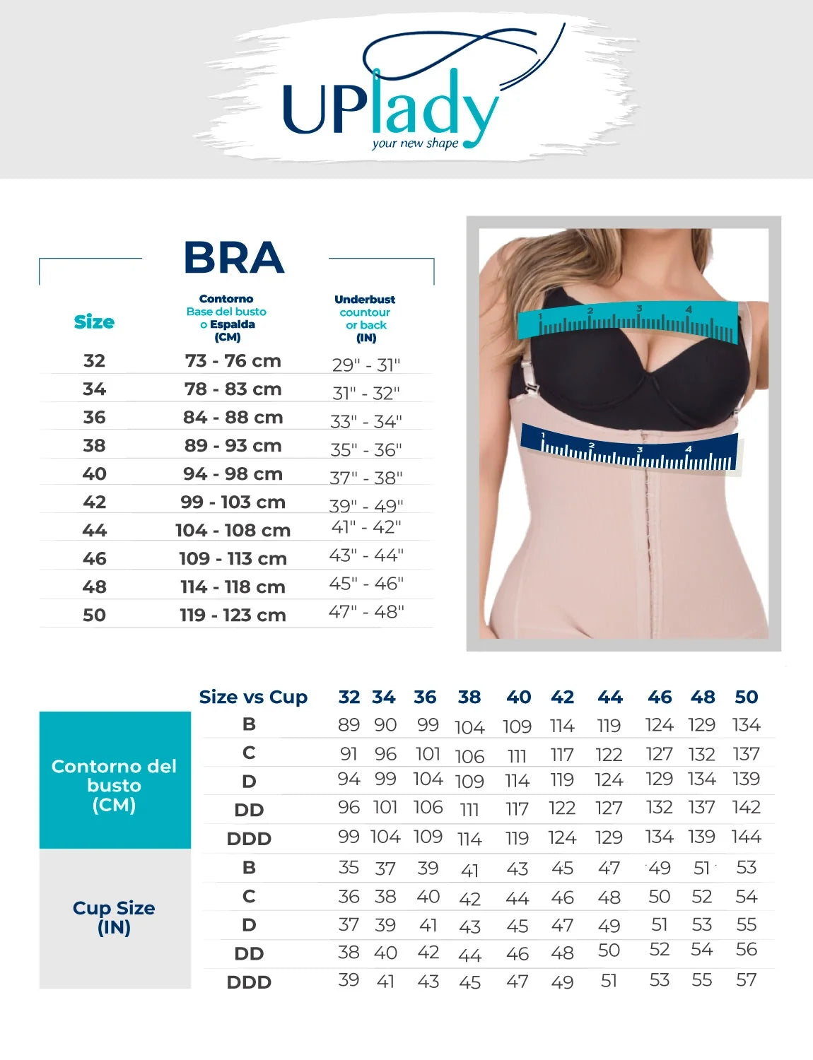 Colombian Compression Bra | UpLady UPLBRA8542