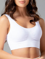 Seamless top with wide straps (DJ17L4)