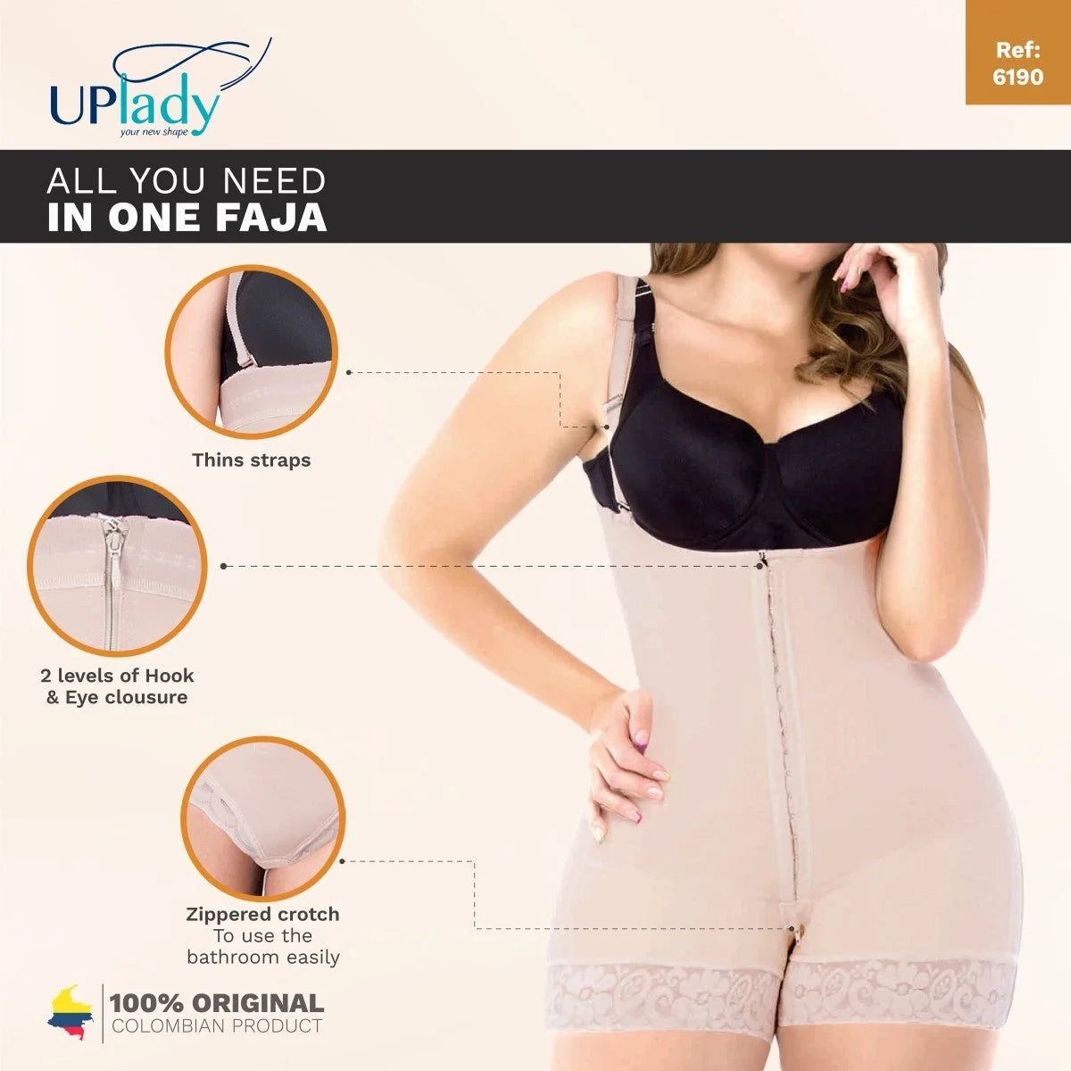 Colombian Panty Faja | UpLady UPLF6190