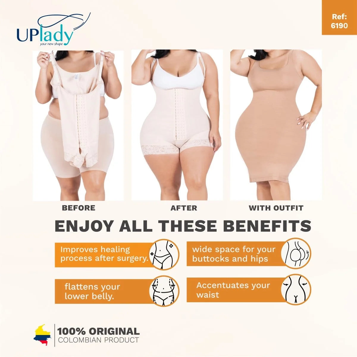 Colombian Panty Faja | UpLady UPLF6190