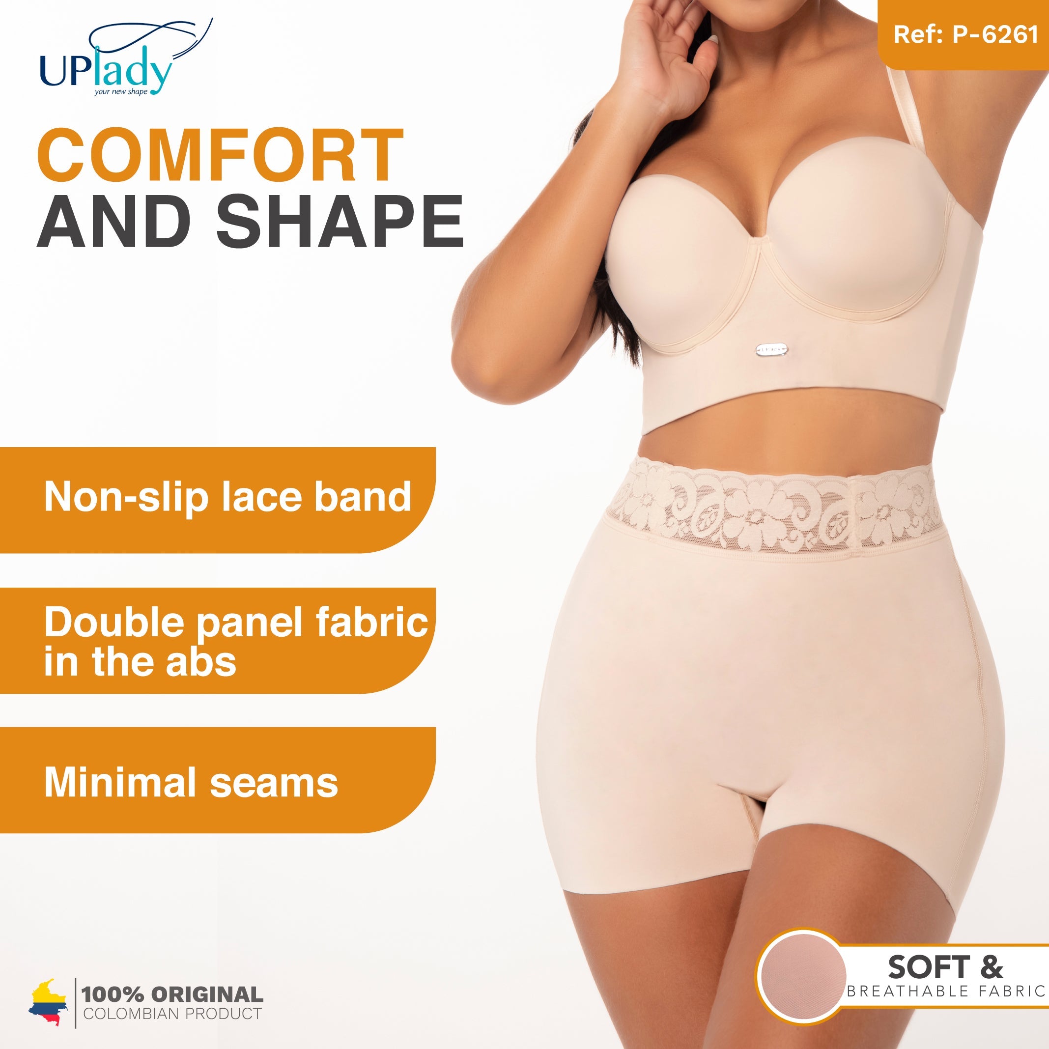 Colombian Shaper Shorts | UpLady P6261