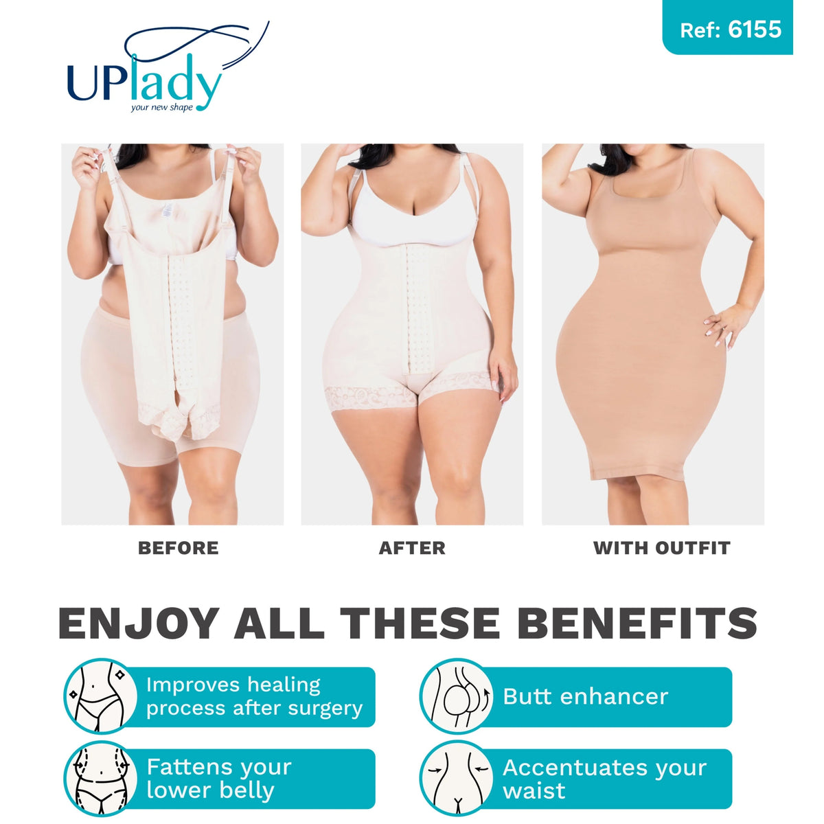 Colombian Compression Bra | UpLady UPLF6155