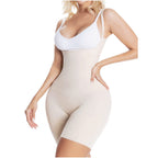 Tummy Control Open Bust Shapewear For Women Seamless Pull Up High Back Bodysuit | Sonryse