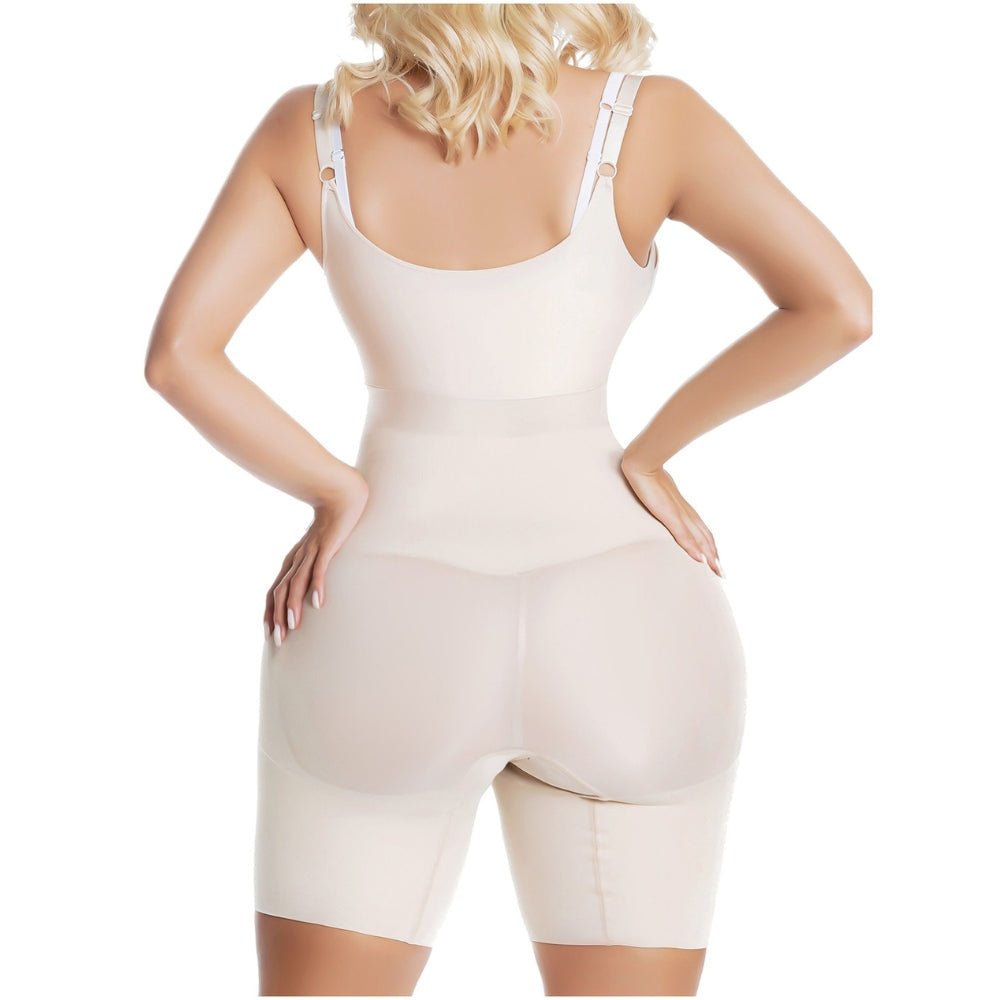 Tummy Control Open Bust Shapewear For Women Seamless Pull Up High Back Bodysuit | Sonryse