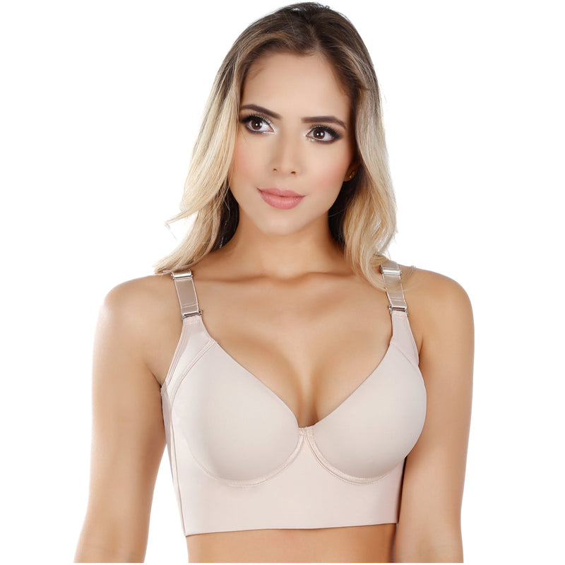 Full coverage push-up bra with control (UpLady 8532)